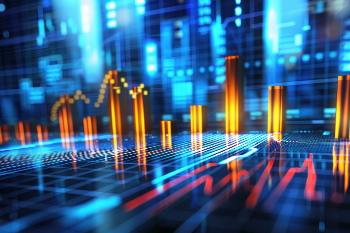 Abstract art showing data