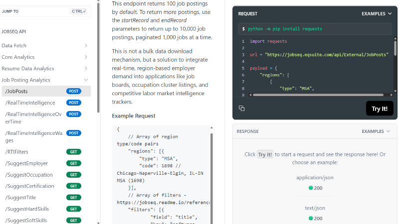 Chmura Data Solutions | Labor Market API, Widgets, Snowflake
