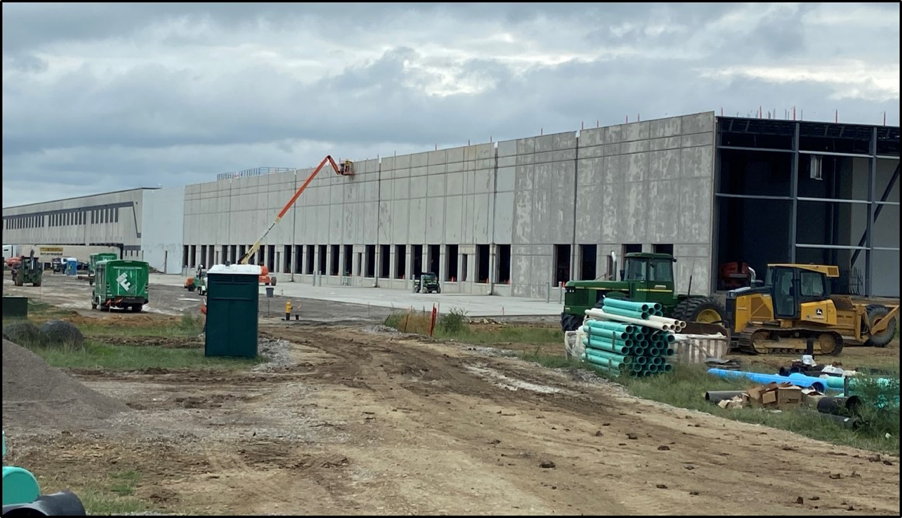 dollar general warehouse cold storage expansion zanesville ohio