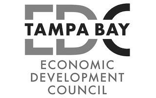 Logo for Tampa Bay EDC a JobsEQ client